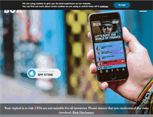 Tablet Screenshot of getbux.com
